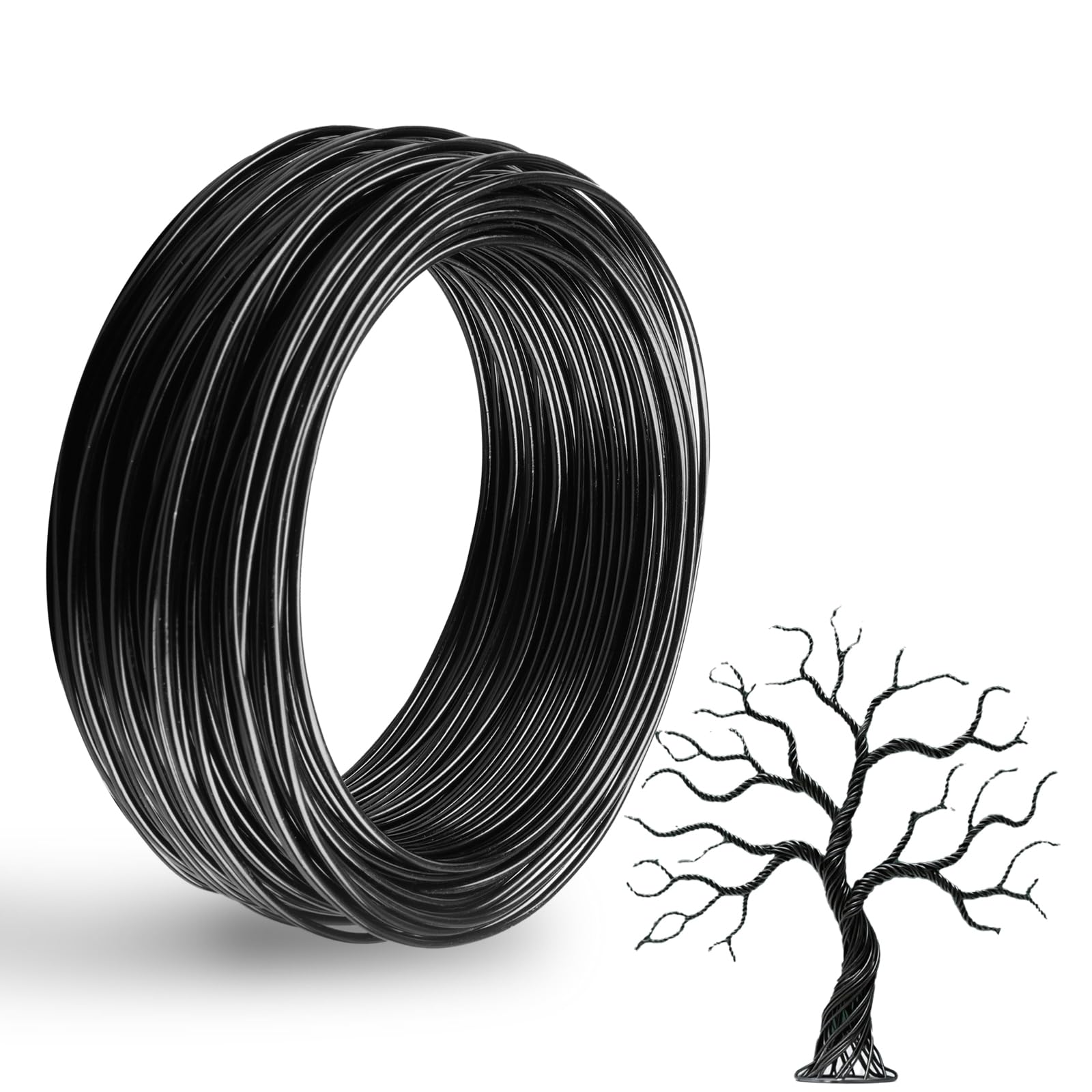 Aluminiumdraht Craft Wire1mm,2mm,3mm, Basteldraht Aludraht,ø3mmx30 M,Basteldraht,Aludraht 3mm,Aus Aluminium Basteldraht Basteln Schmuckherstellung Bindedraht Modellierdraht