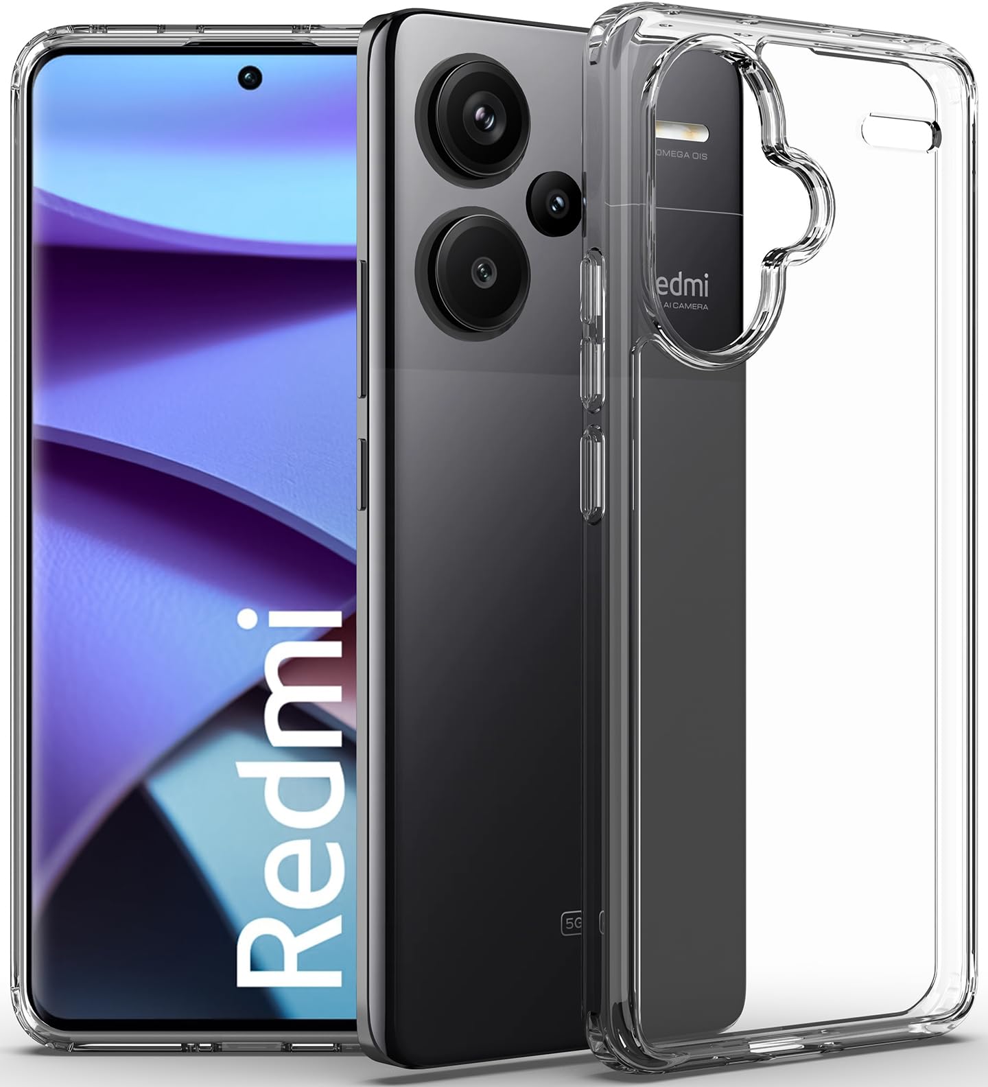KAPAVER Hybrid Series Back Cover Case Compatible with Mi Redmi