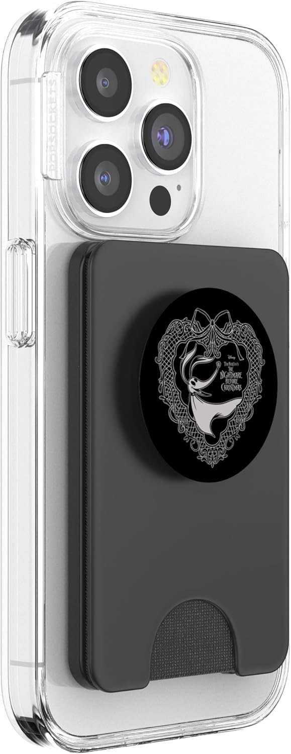 Disney - The Nightmare Before Christmas - Zero Heart Frame PopSockets PopWallet for MagSafe