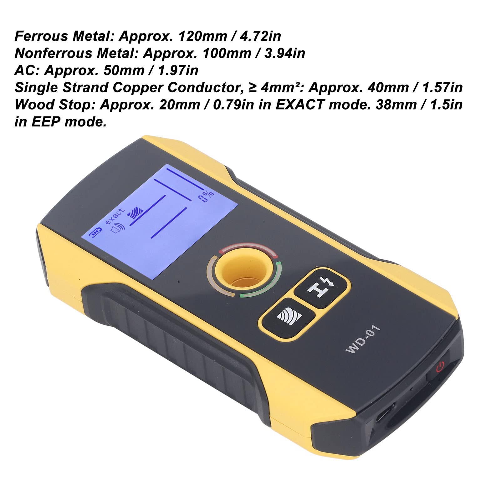 Stud Finder Scanner Multiuso 6 in 1 LCD - Dettaglio