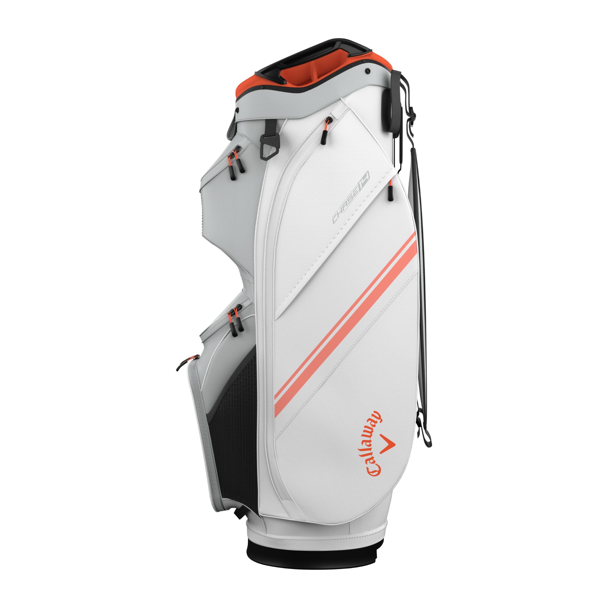 Callaway Golf Chase torba na 14 wózków, 2025, biały/srebrny/pomarańczowy