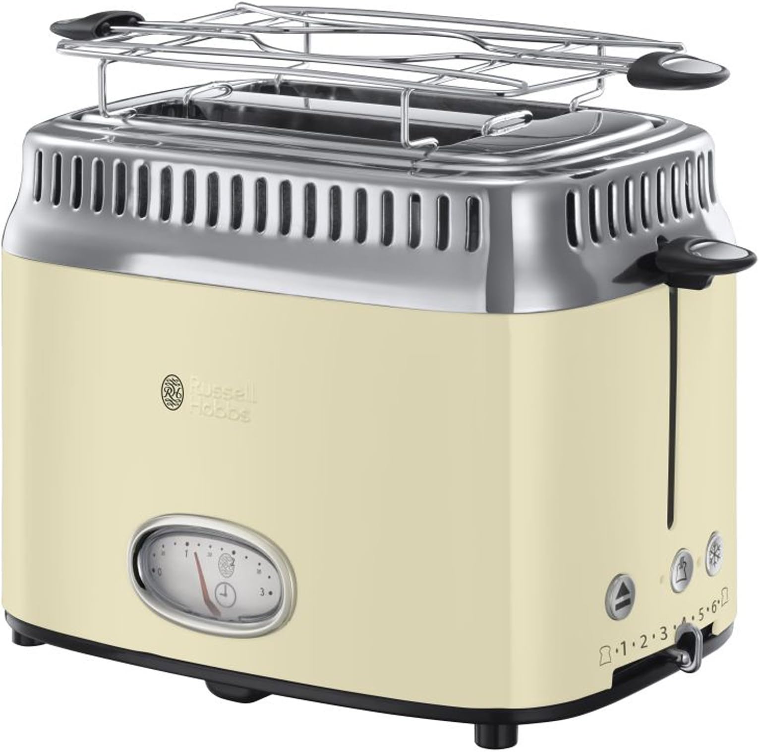 Russell Hobbs Toaster Grille Pain, Fentes XL, Cuisson Ajustable Vert