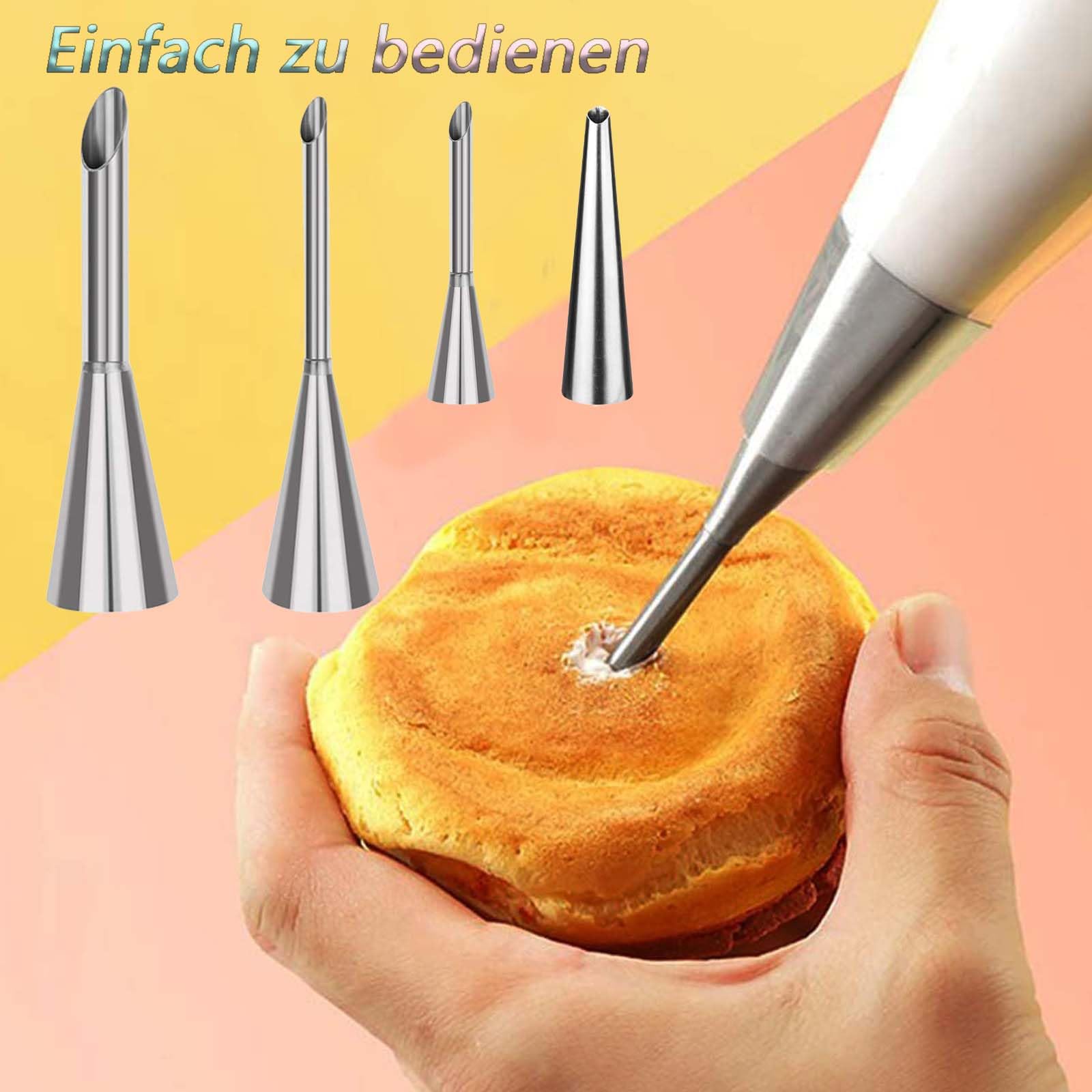5 Stück Spritztüllen Fülltülle Zum Backen Krapf Produktbild-Vorschau 11