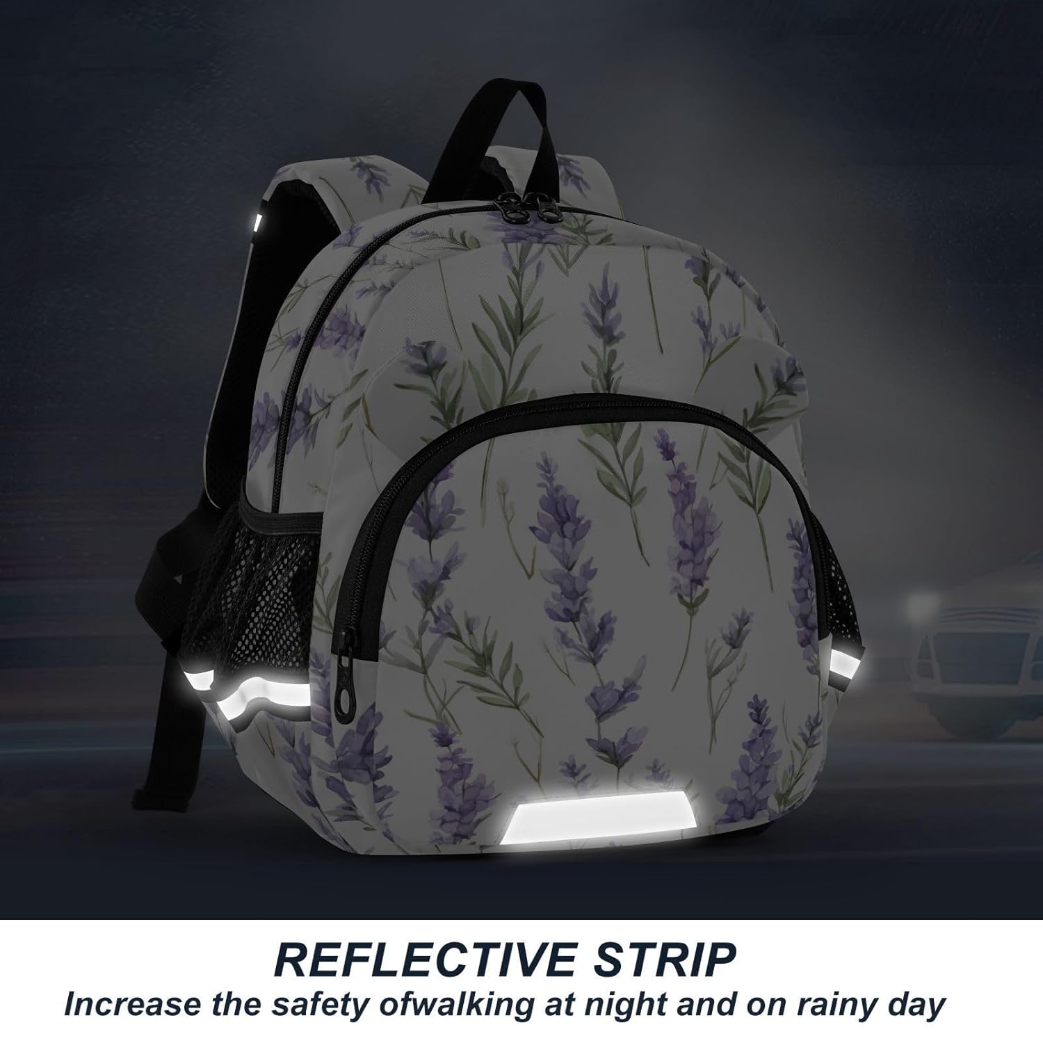 Lavender Green Toddler Harness Backpack for Boys Girls 3-6 Years Kids Backpack with Anti Lost Safety Leash Baby Harness Bookbag for Preschool Travel Walking