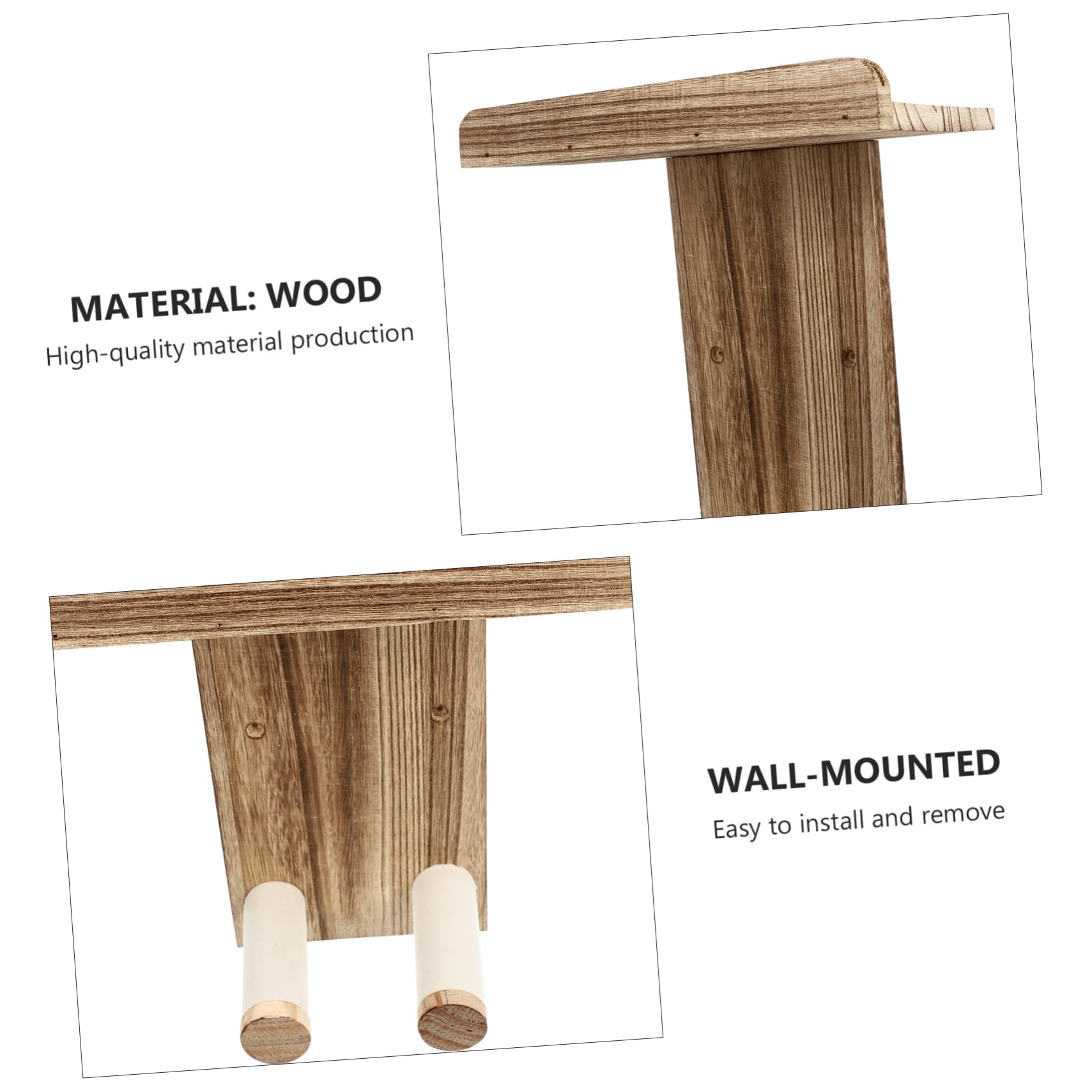 ibasenice 2pezzi Supporto Per Chitarra Da Parete Gancio in Legno Per Chitarra Supporto in Legno