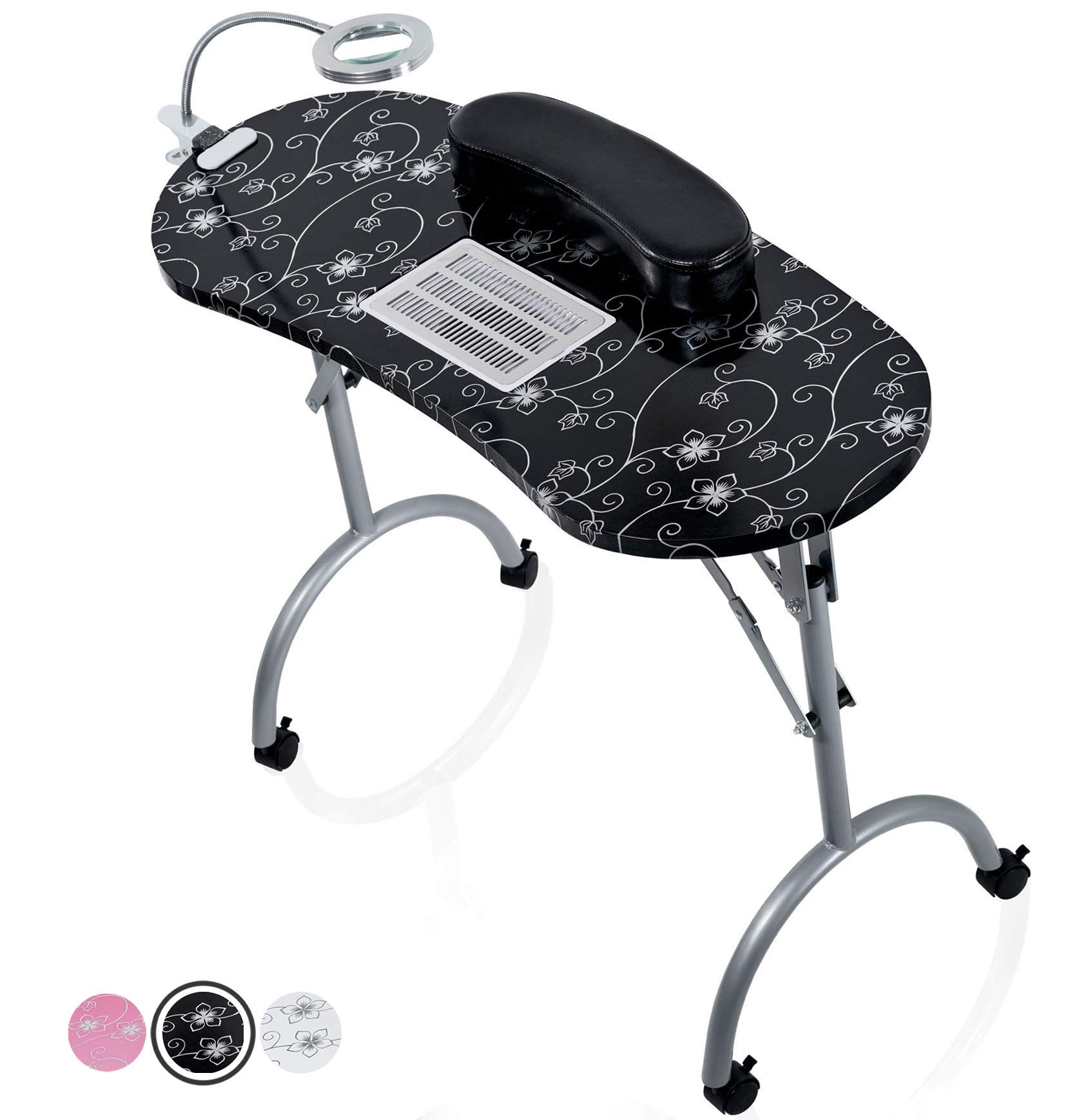 Buy Portable Nail table for technician with folding function. manicures