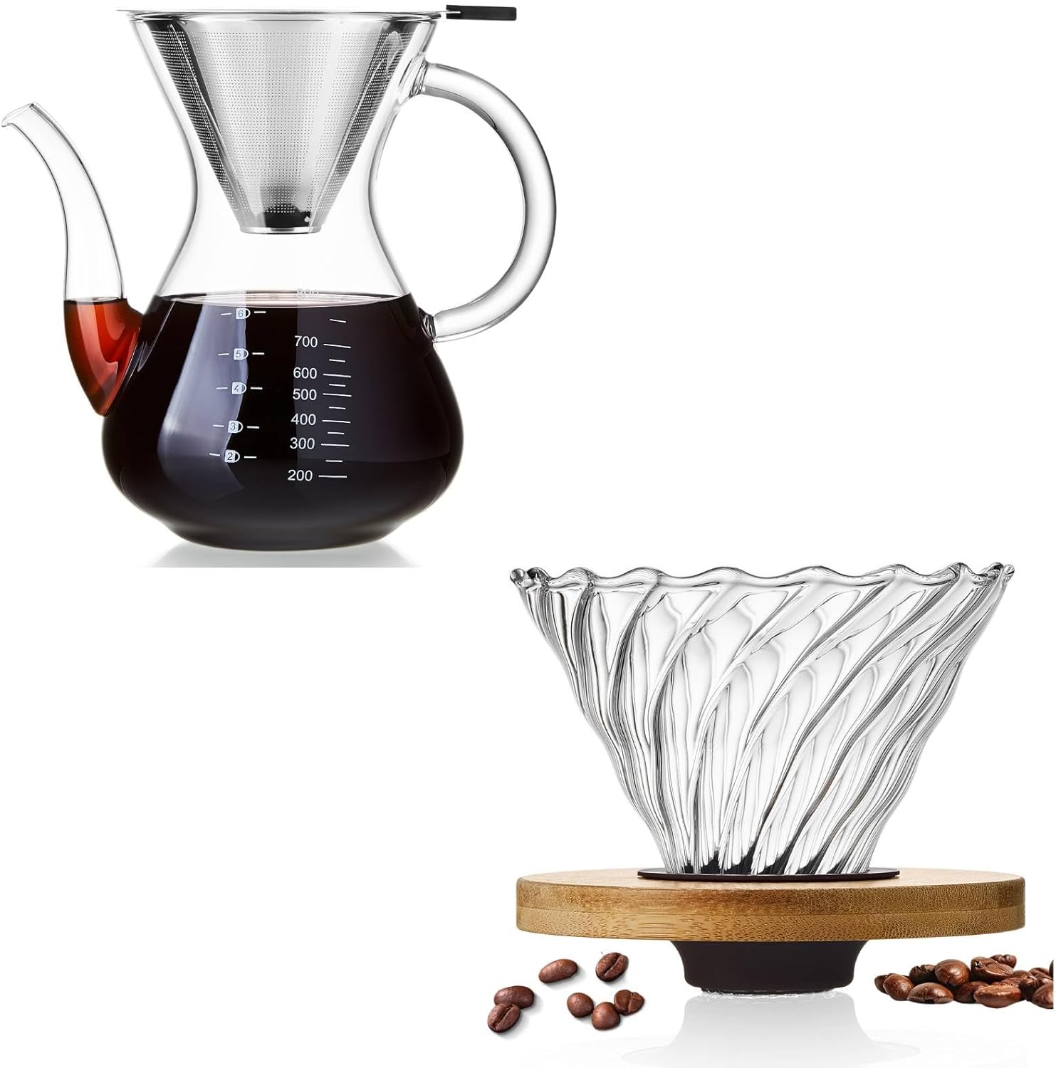 Pour Over Coffee Maker and Pour Over Coffee Dripper