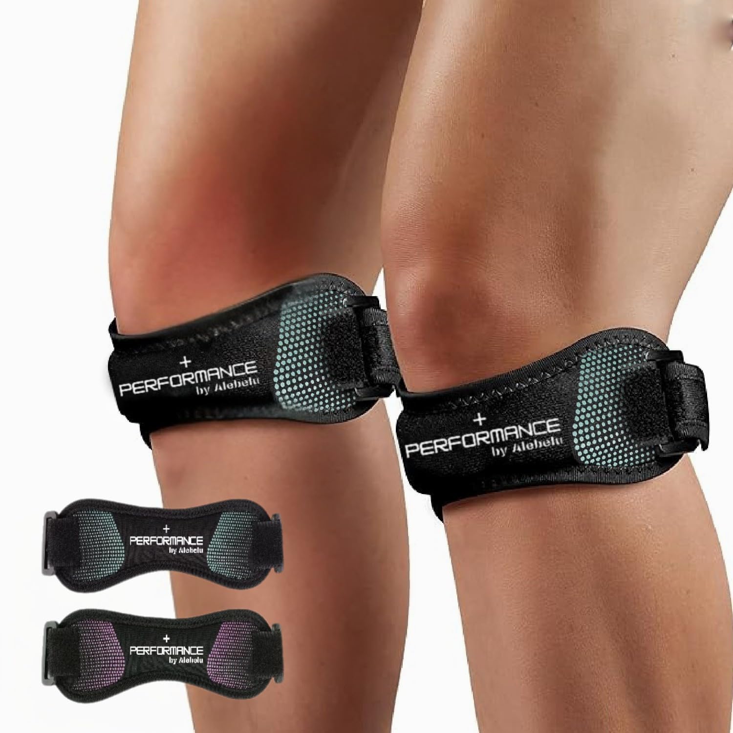 +Performance Knee brace for women and men | Running Gear for pain relief, Patellar tendon support, meniscus tear, and jumpers knee | Patella knee