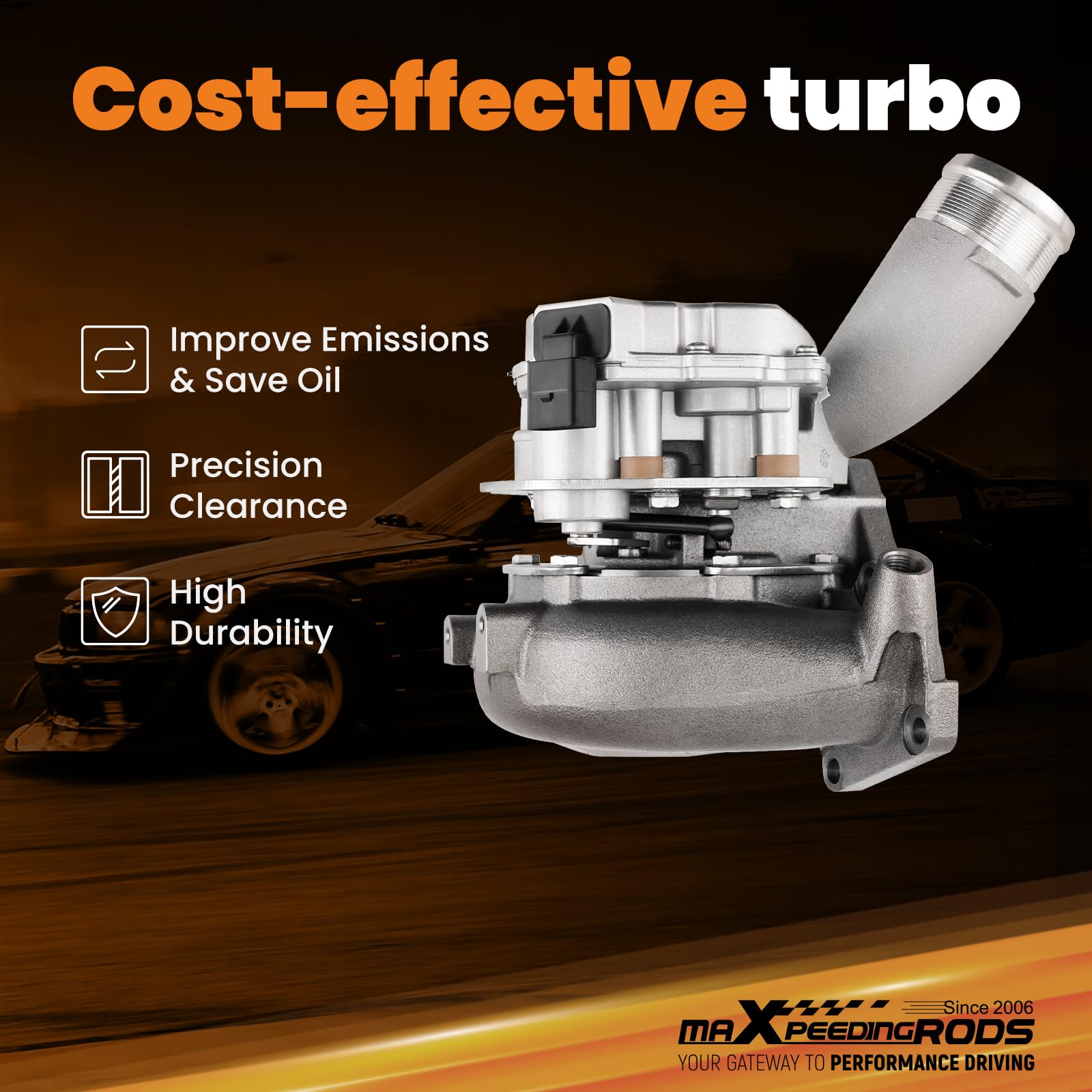 maXpeedingrods Turbocompresseur 059145715F BV50 pour VW Touareg 7L6 7L7 7LA Phaeton 3.0 V6 TDI pour Audi A4 A6 A8 Q7 4LB 3.0 TDI