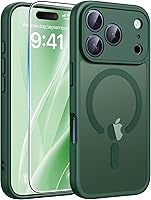 Vista 30 de FNTCASE - Funda para iPhone 15, iPhone 14 y iPhone 13, magnética, translúcida, fina y antigolpes, protección de grado militar, resistente a caídas