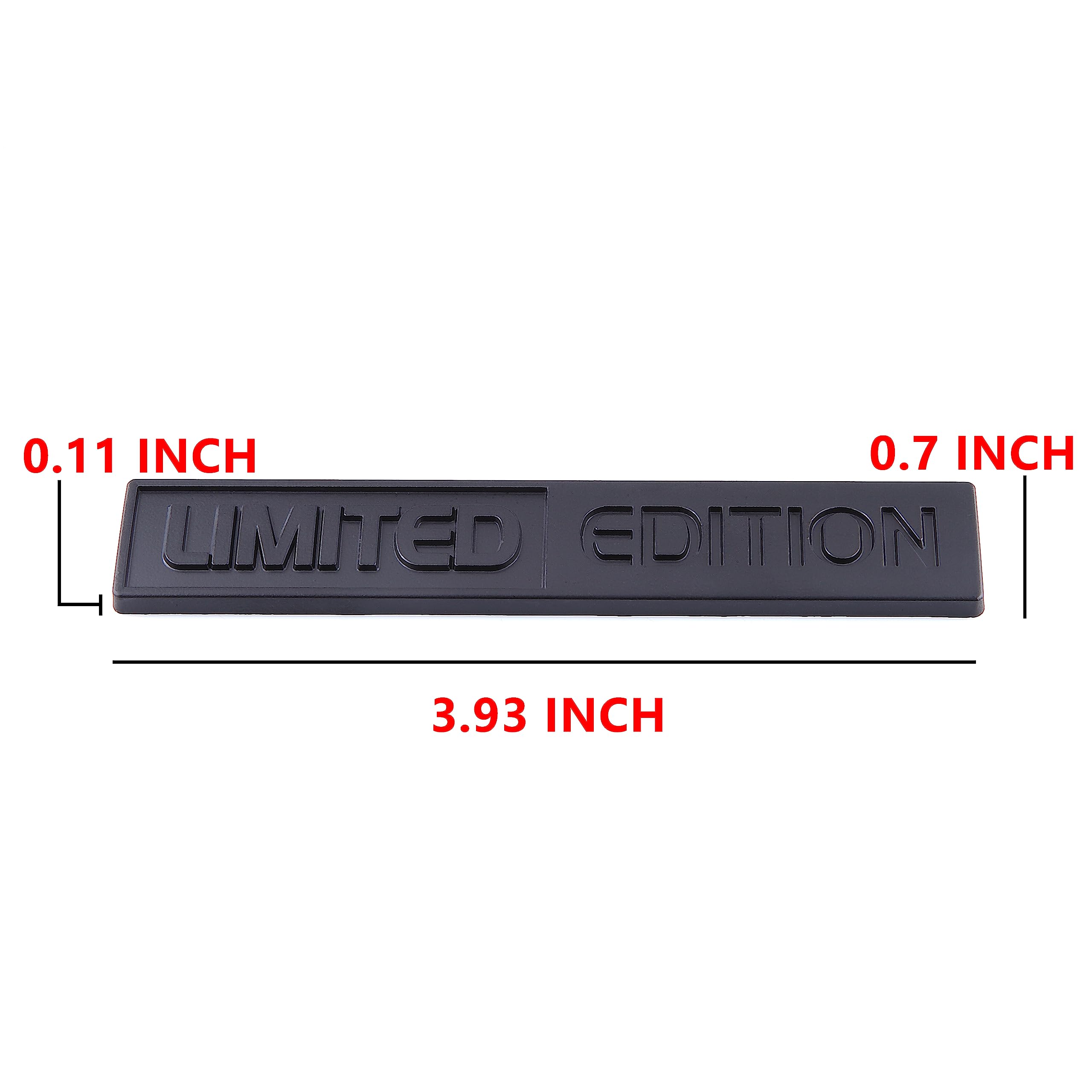 2 stuks Limited Edition embleem autobadges sticker decal geschikt voor 2 stuks Limited Edition embleem autobadges sticker decal geschikt voor
