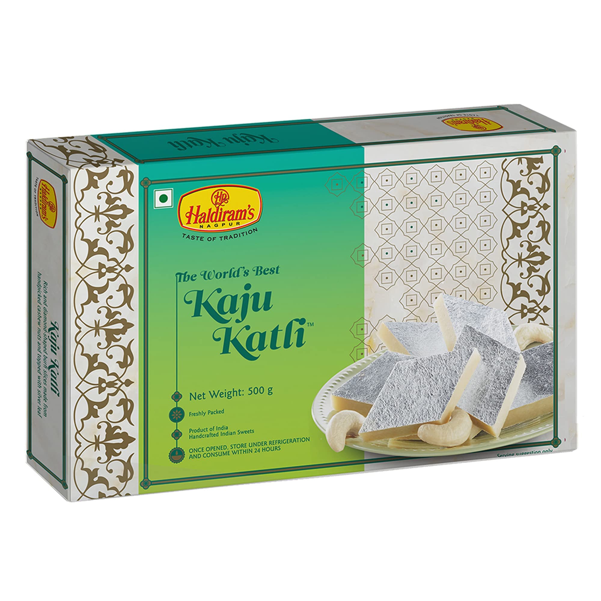 Haldiram's Nagpur Solid Kaju Katli(500 Gm)