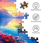 Lakeside Chalet Puzzles for Adults 1000 Pieces, Jigsaw Puzzles for Adults 1000 Piece, Challenging Game Toys, Impossible Puzzle, Family Decoration Puzzle