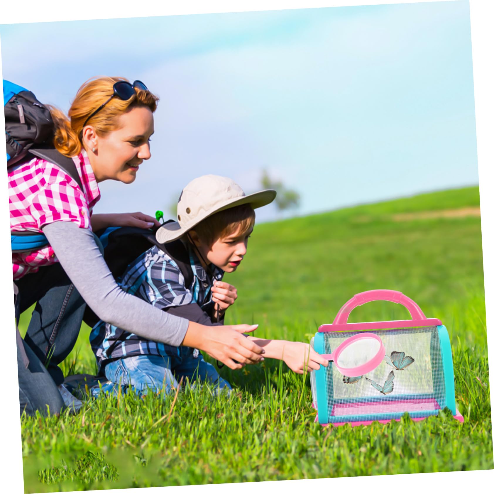 Kit de Captura de Exploración Infantil Rosa 5 Piezas