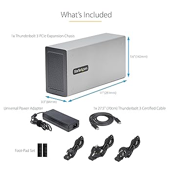 Amazon.co.jp: StarTech.com PCIe外付けケース／Thunderbolt 3