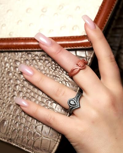 Miniatura 5 de Rinfit Anillos de silicona para mujer, anillo de silicona para mujer, anillos de boda de goma para mujer, anillos de boda de silicona para mujer,