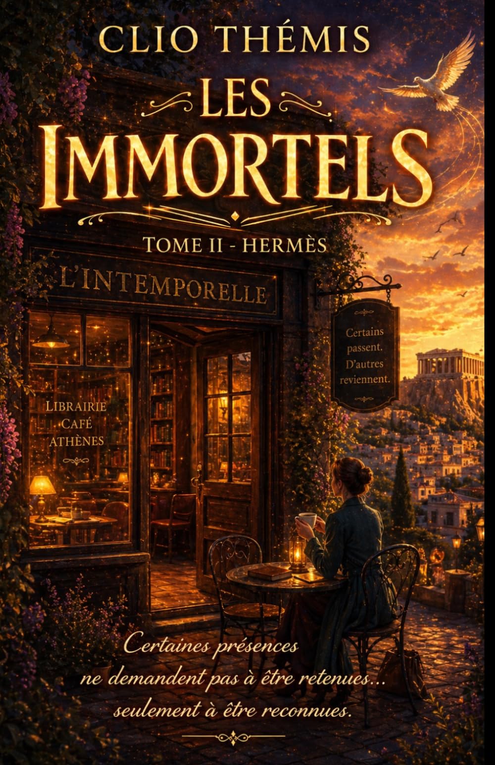 Les Immortels — Tome II : Hermès: Le passage qui revient — Une romance cosy et mythologique au cœur d’Athènes