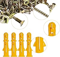 Vista 5 de Deloky 4 Pack Motorcycle Helmet Holder Hook -Jacket Bags Wall Mount Cloth Display Rack Hook with Mounting Screws (4pcs Hook+ 8pcs Screws)