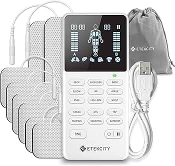 Amazon.com: Etekcity 4-Channel Rechargeable TENS Unit