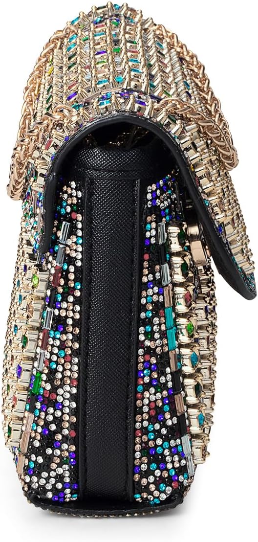 Gets Sparkly Rhinestones Clutch Purses for Women Purses and Handbags for Wedding Party Evening Crossbody Bag with Chain - Image 5