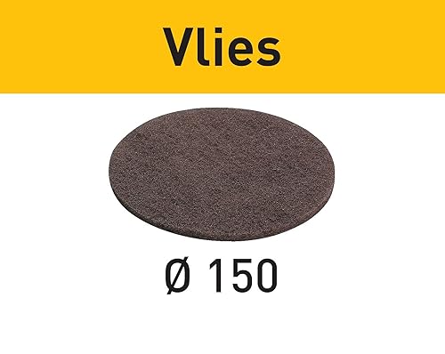 Miniatura 2 de Festool 201126 Vlies 100 discos de lijado abrasivos medianos de 6 pulgadas (5.906 in), paquete de 10