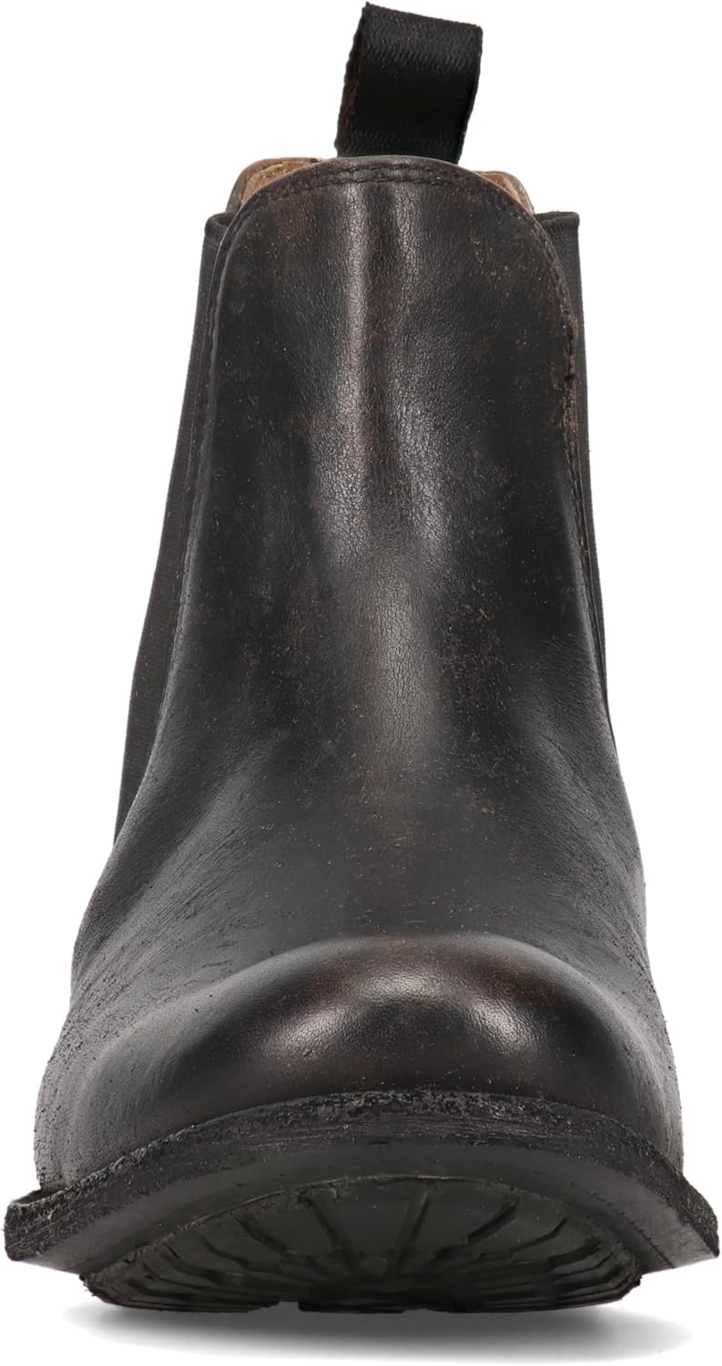 Frye Tyler Chelsea Boots for Men Designed with Flexible Blake Construction and Elasticated Side Panels, Comfort Footbed and Full Leather Lining – 6” Shaft Height, Black - Flex Toga Leather - 9.5M