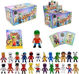 Stumble Guy Collectible Figures, Stumble Guy Mixed Toy Set, PVC Stumble Guys Figures- Mini Game Character Model Kit Figures for Collecting Decorating and Playing-(24pcs)