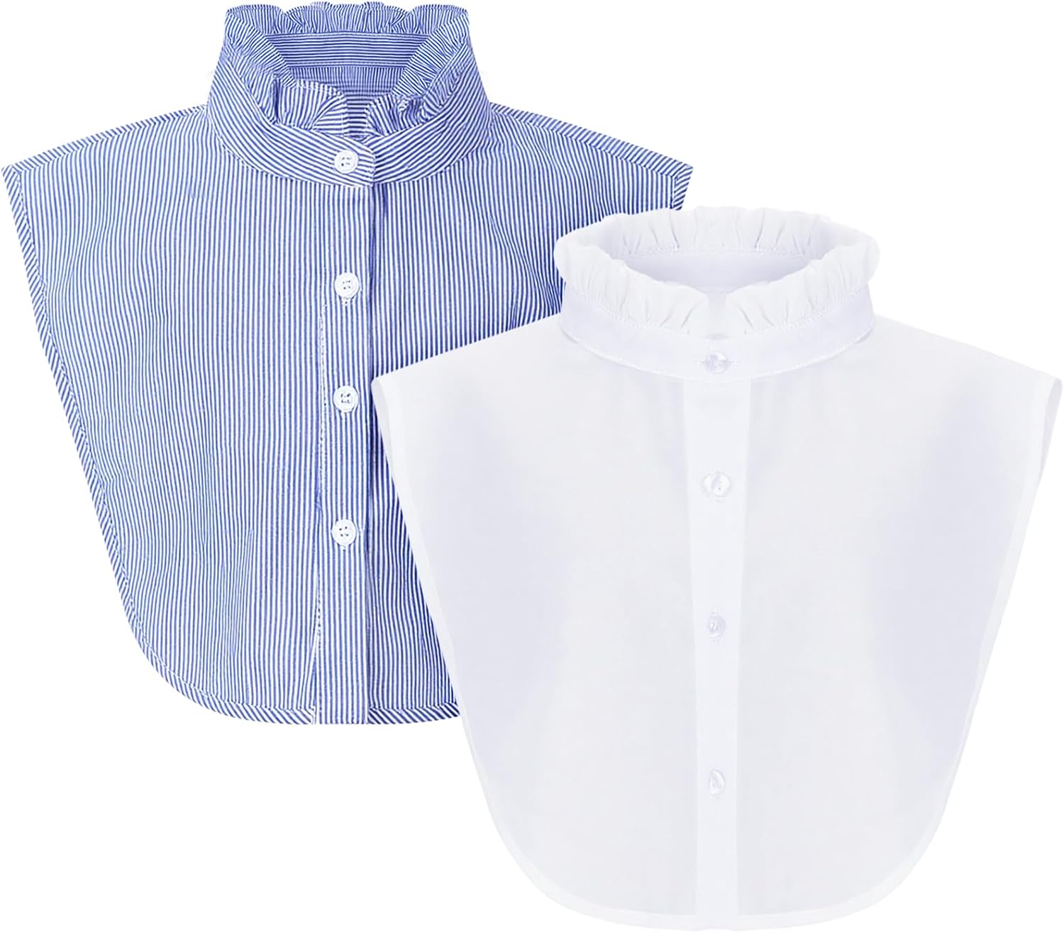 SATINIOR 4 Pcs Detachable Dickey Collar for Women Blouse,Classic Style