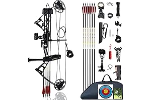 10-40lbs Youth Compound Bow Set - IBO 290fps