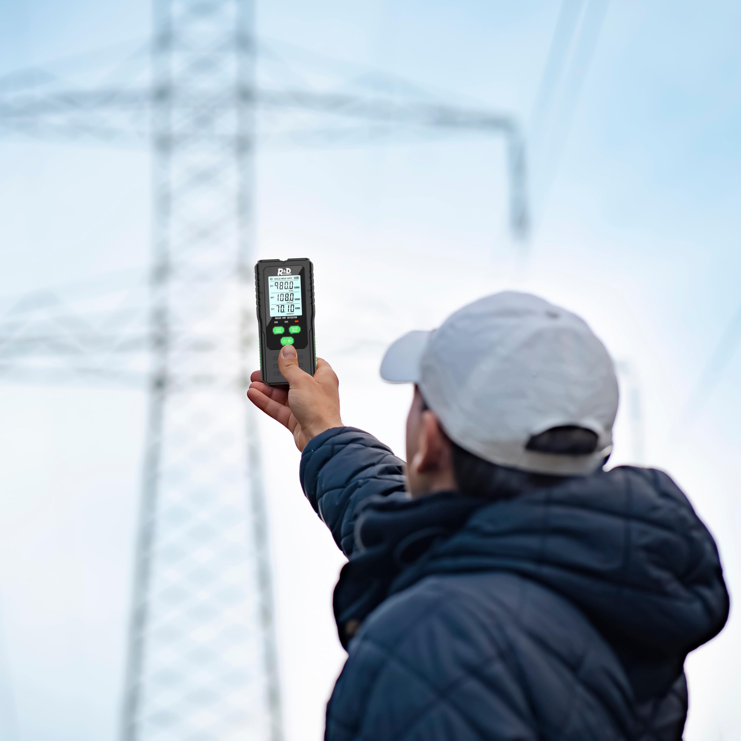 Advanced EMF Detector for Home and Personal Use, Measures Electric Fields, Magnetic Fields - Image 3