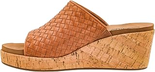 Women's Wine And Dine 2.5-Inch Wedge Sandal - With A Woven Upper, Cork Platform, Slip-On Design, and Corkys Soft EVA Insoles For All Day Wear
