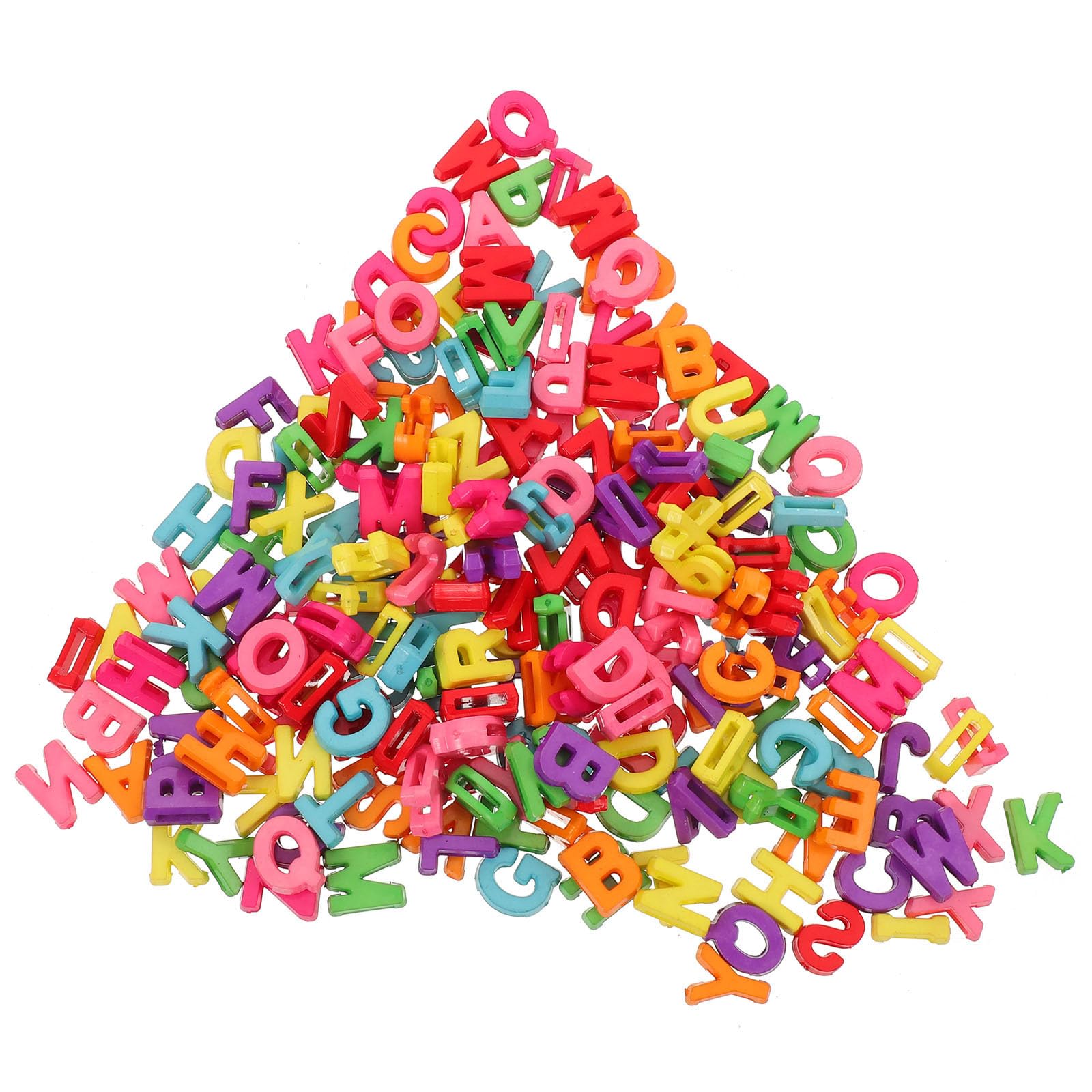 Cuentas de letras para pulseras acrílicas A-Z: abalorios macaron para collares