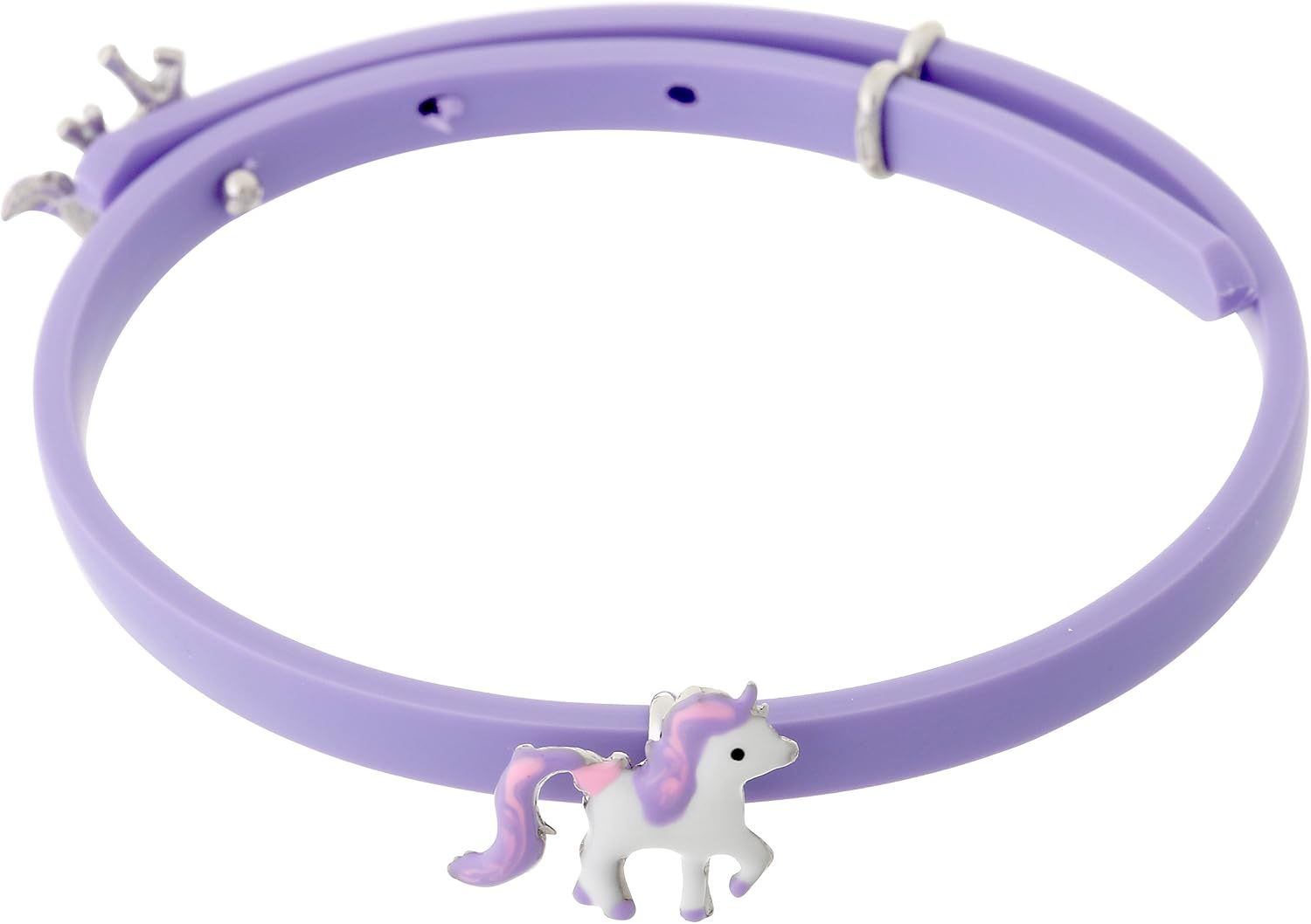 Orphelia Women's 925 Purple Sterling Silver Bracelet of Length 14cm ZA-7156/LILA, 16 centimeters
