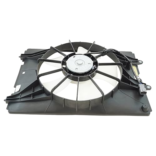 Vista 562 de TRQ Conjunto de ventilador de refrigeración dual compatible con Infiniti EX35 2009 FX35 FX50 2007-2008 G35 2008-2013 G37 2012-2013 M35h 2014-2015