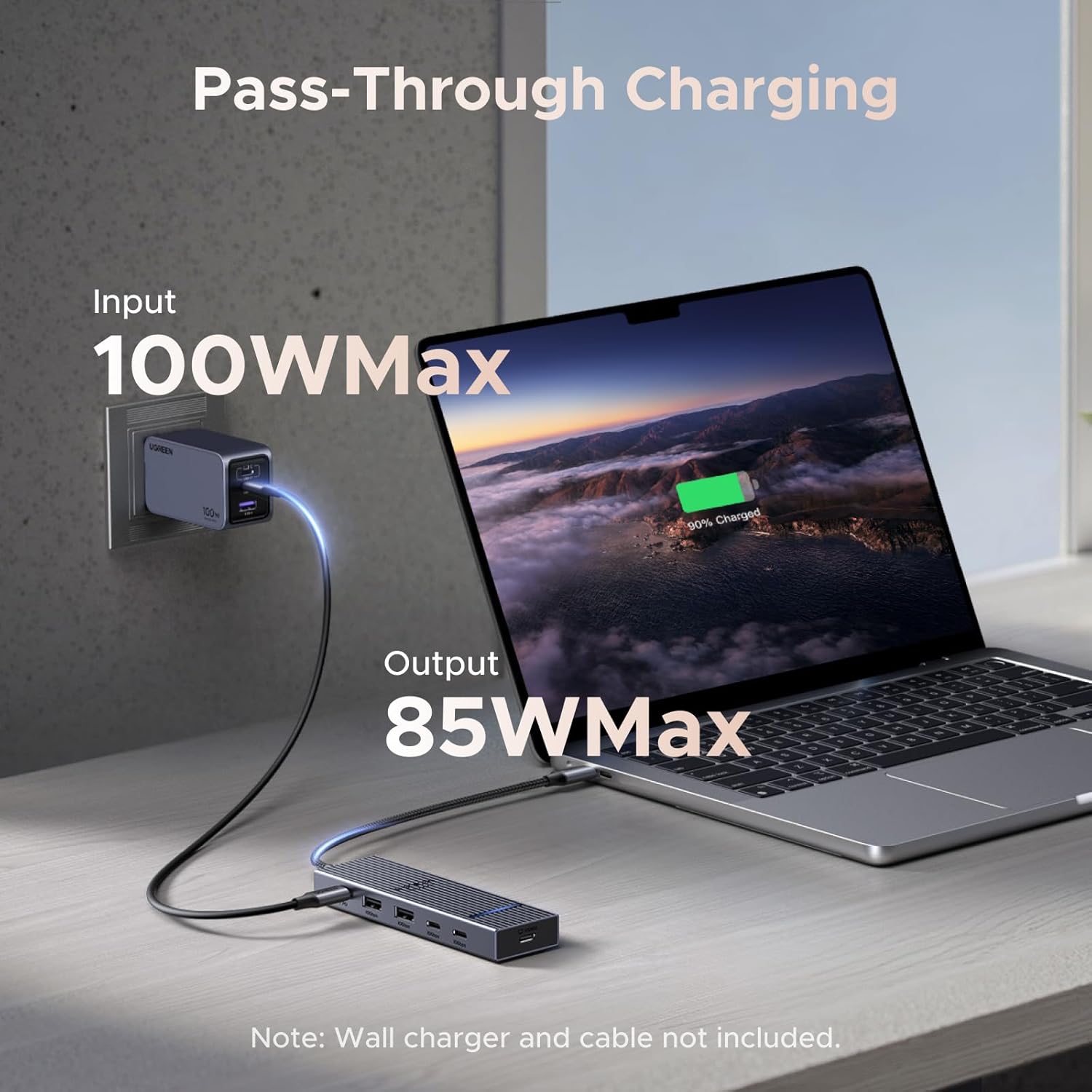 UGREEN Revodok USB-C Hub 4K@60Hz Video Adapter 10Gbps 2×USB-A 3.2 + 2×USB-C 3.2 100W PD, Aluminum Travel Dock Compatible with Portable Monitor, MacBook Pro/Air, iPad Pro, Steam Deck, Dell XPS 5 71Z0fyoHO+L. AC SL1500