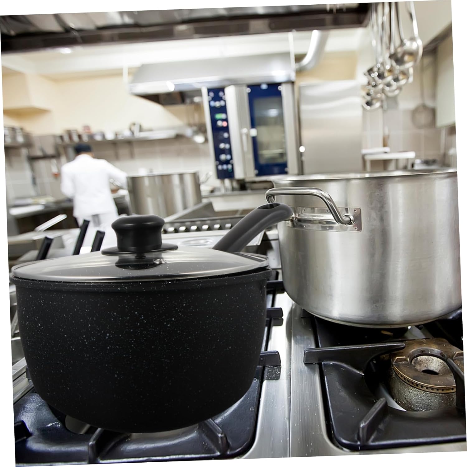 Soup Pot Kitchen Stock Pot with Leak Design Comfortable Handle Material for Cooking Soup and Noodles Versatile Use for Home and Restaurant