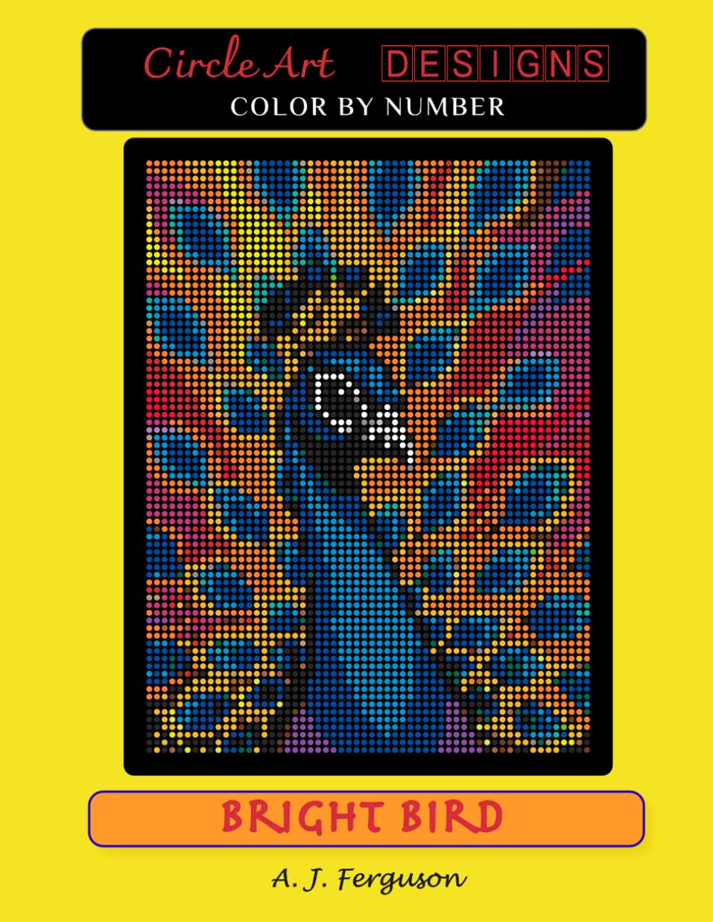 Bright Bird Color by number book - Premium paper