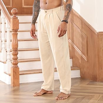 【新品未使用】deres floating linen pants sand 0 Sand-Pleated-Wide-Leg-Linen-
