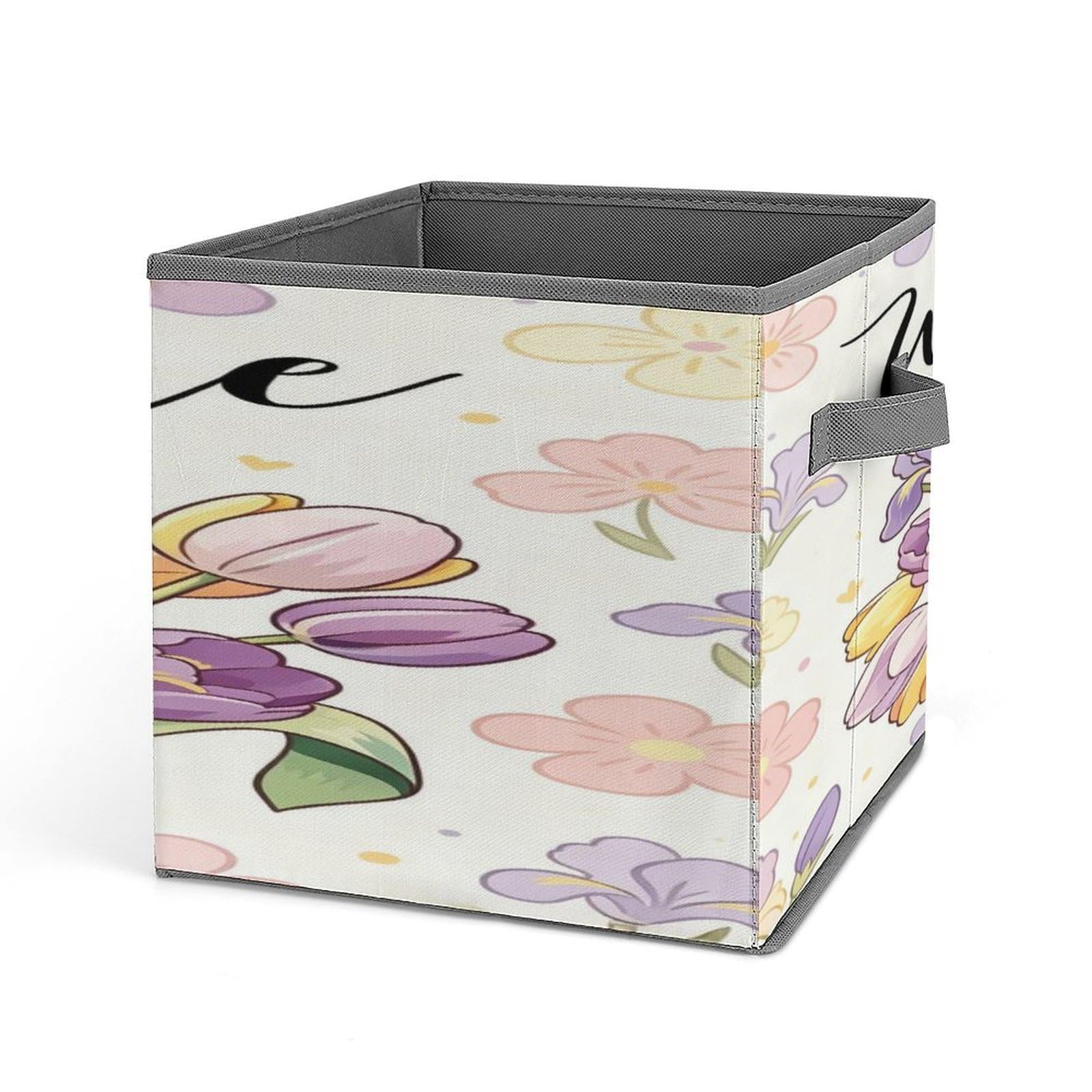 Fekiloot Style Flowers Colorlife Storage Bins Storage Baskets