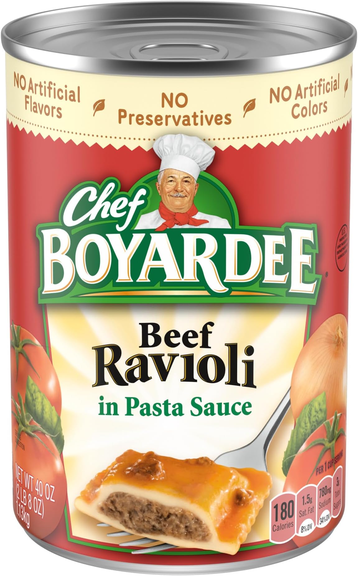 Beef Ravioli, 40 Oz Can