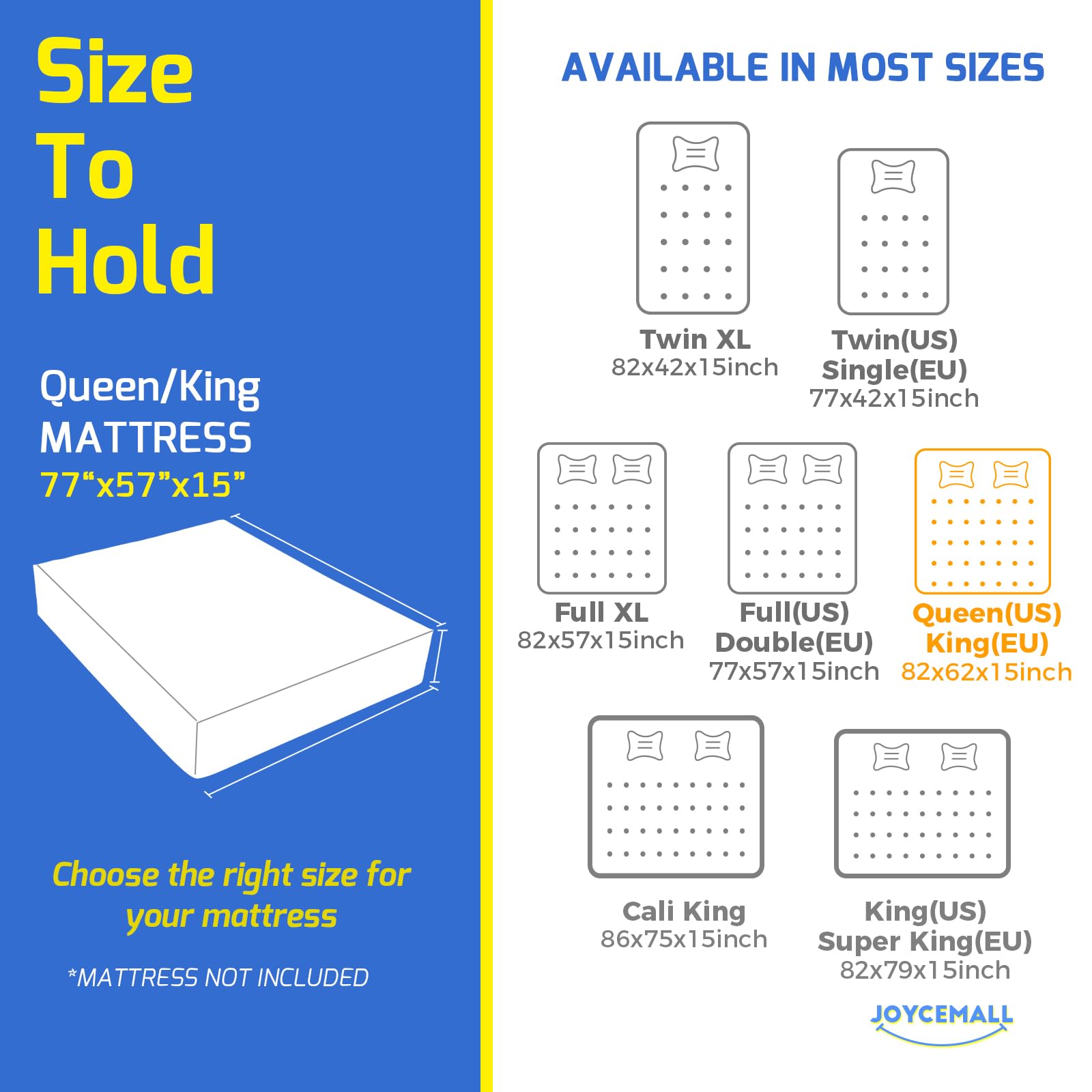 Borsa per materasso king size per traslochi e stoccaggio, resistente, extra spessa, impermeabile e riutilizzabile, 8 manici rinforzati, cerniera resistente, per traslochi in casa