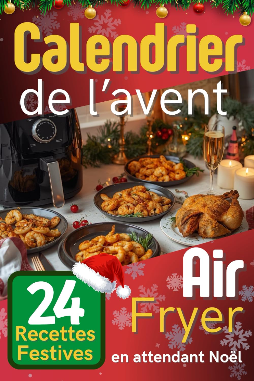 Calendrier de l'Avent Air Fryer: 24 Recettes Festives en Attendant Noël - Pour une Cuisine Rapide, Saine et Gourmande Pendant les Fêtes