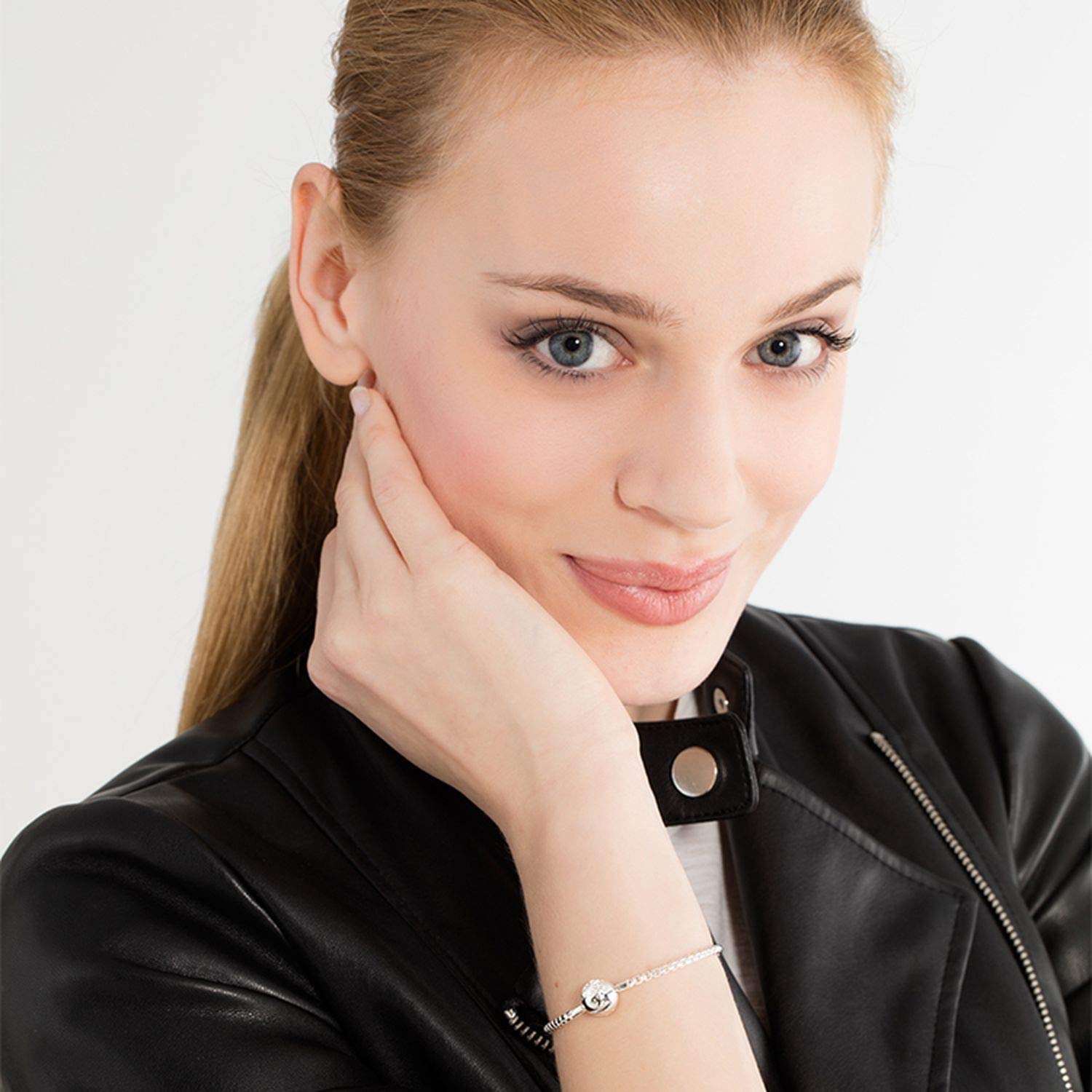 Thomas Sabo Pulsera para Mujer Cuentas Plata de Ley