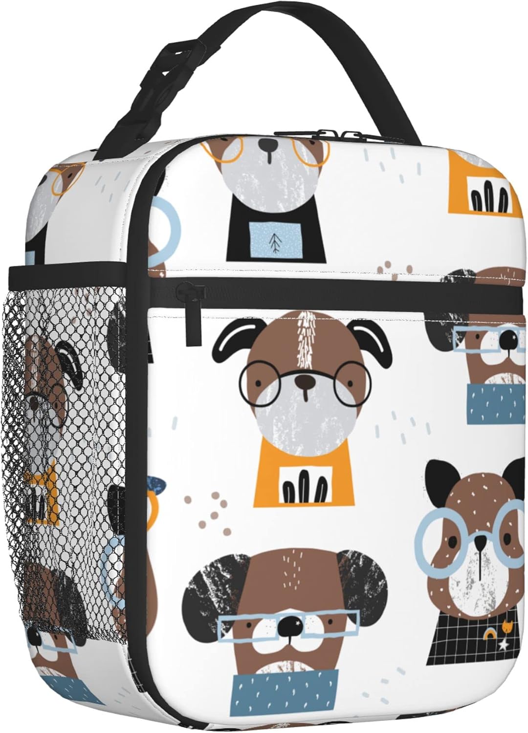 Insulated Lunch Bag Funny Dogs Lunch Box For Work School Picnic Cooler