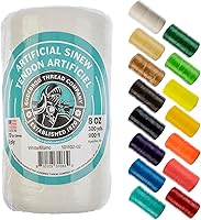 Vista 27 de Sinew 4oz 450ft Black 5ply 70lb Tendón Artificial de Prueba de 70lb para Cuentas, Costura de Cuero, Atrapasueños y Más
