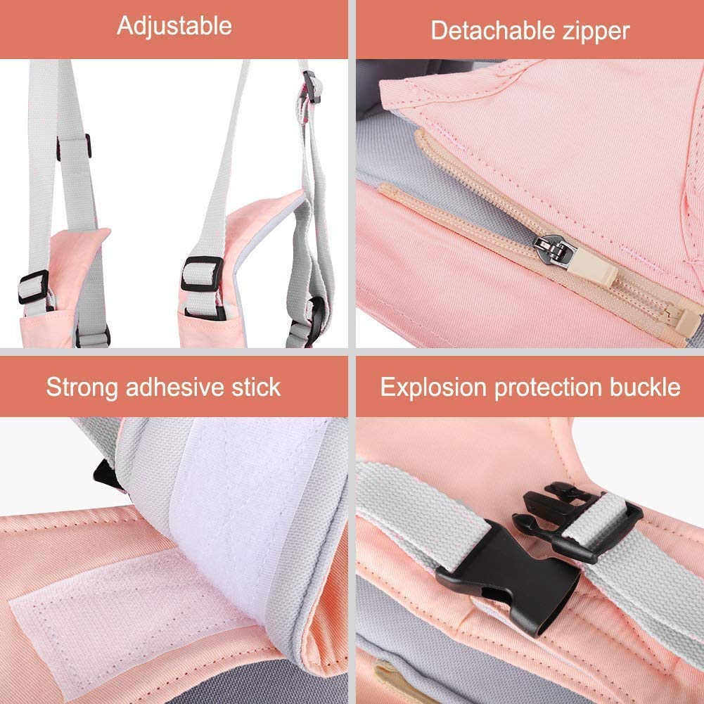 Felly Camminare Assistente Per Bambini, Redini Primi Passi Bretelle di Sicurezza per Bambino Sostegno Portatile, Imbracatura Bimbo Con Bavaglini, Per Baby 6-36 mesi (Orsetto)