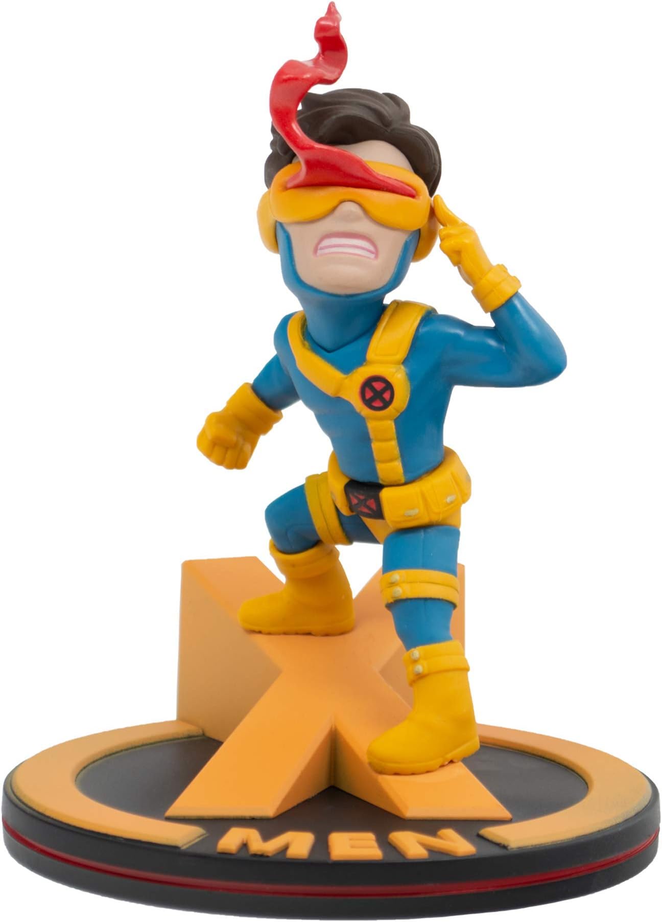 Quantum Mechanix Marvel X-Men - Cyclops Q-Fig Diorama, Yellow (MVL-0047)