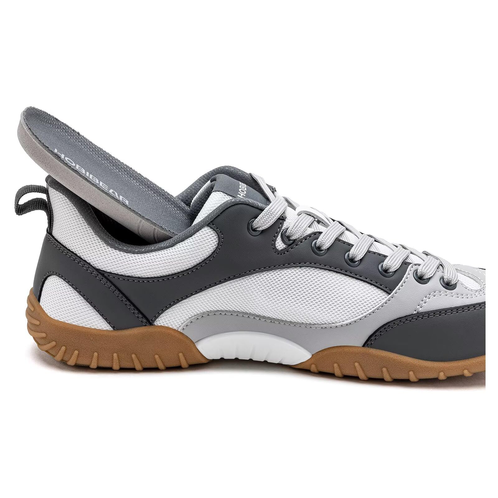 HOBIBEAR Zapatillas Unisex con Punta Ancha Ligeras Moda para Hombre y Mujer Caminata Informal