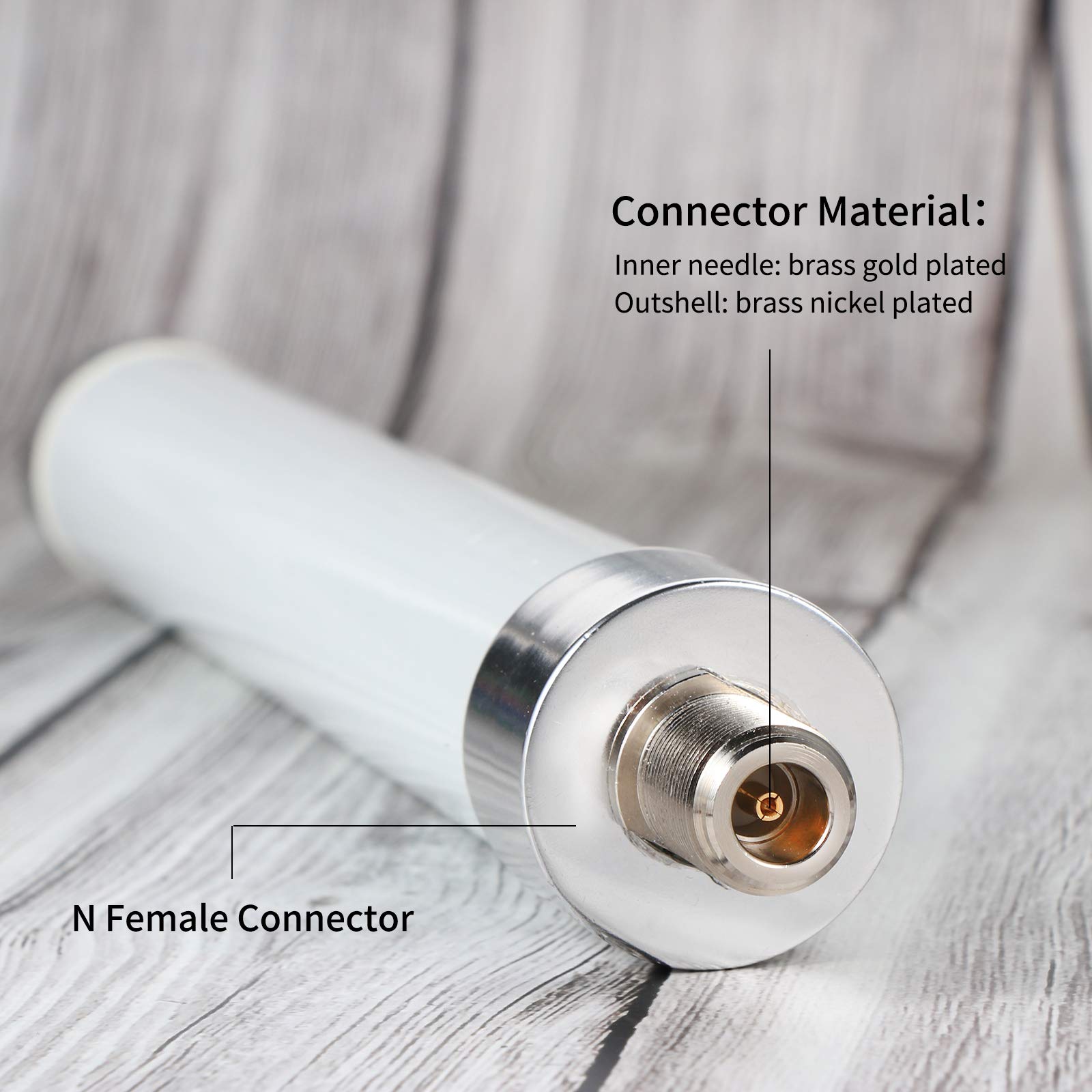 XRDS-RF Antenne 4G LTE 6dBi omnidirectionnelle extérieure fixe avec connecteur N femelle pour routeur, modem, radio, amplificateur de signal (698-2700 MHz)
