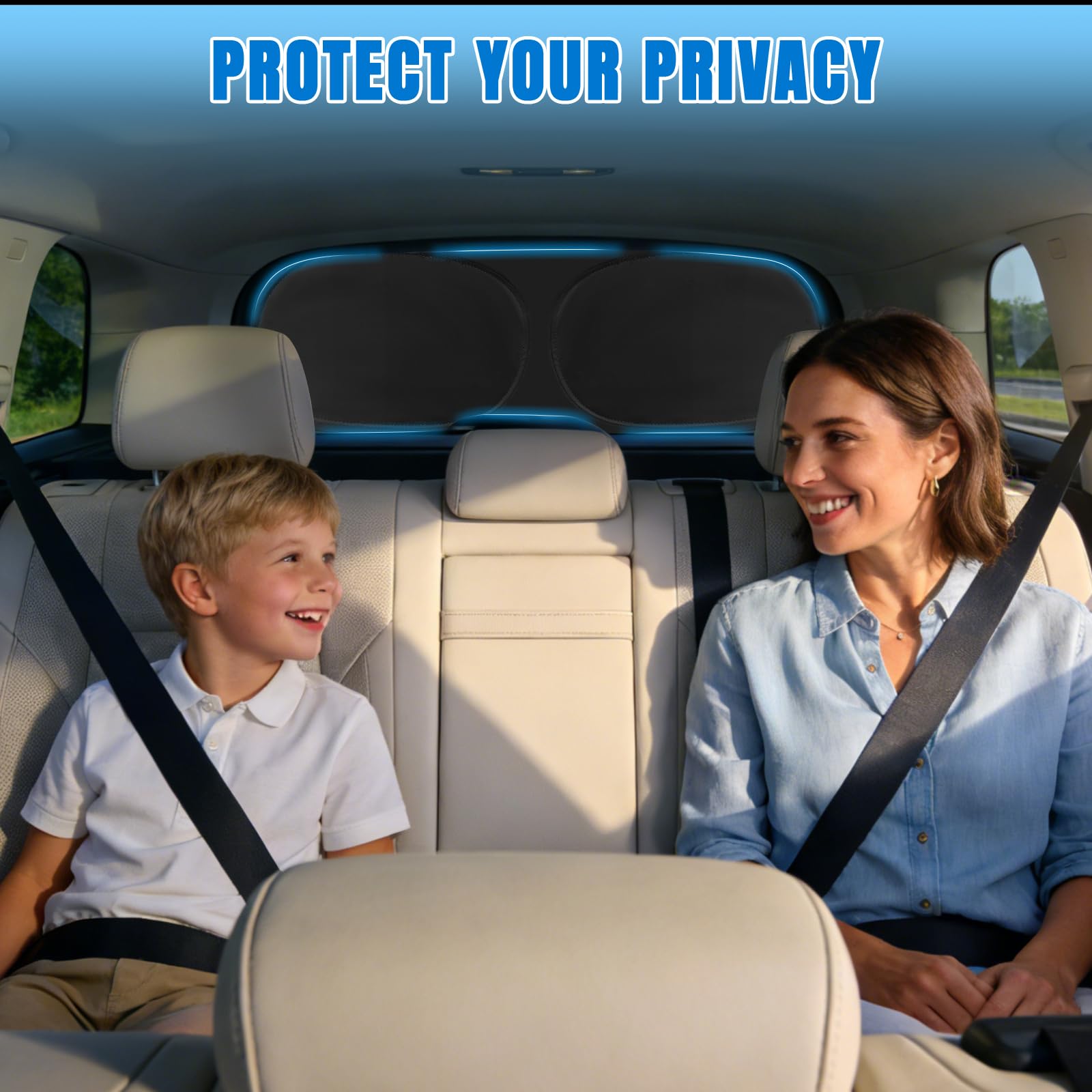 Parasole Auto Parabrezza Interno per VW Tiguan 2016-2026 | Parasole per Parabrezza Posteriore Protezione Interna dai Raggi UV